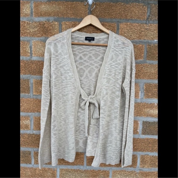 Majorelle cardigan metallic shimmer sweater small - Picture 1 of 8